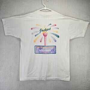 Vintage Hollywood Casino T Shirt Mens XL Las Vegas Single Stitch Jackpot